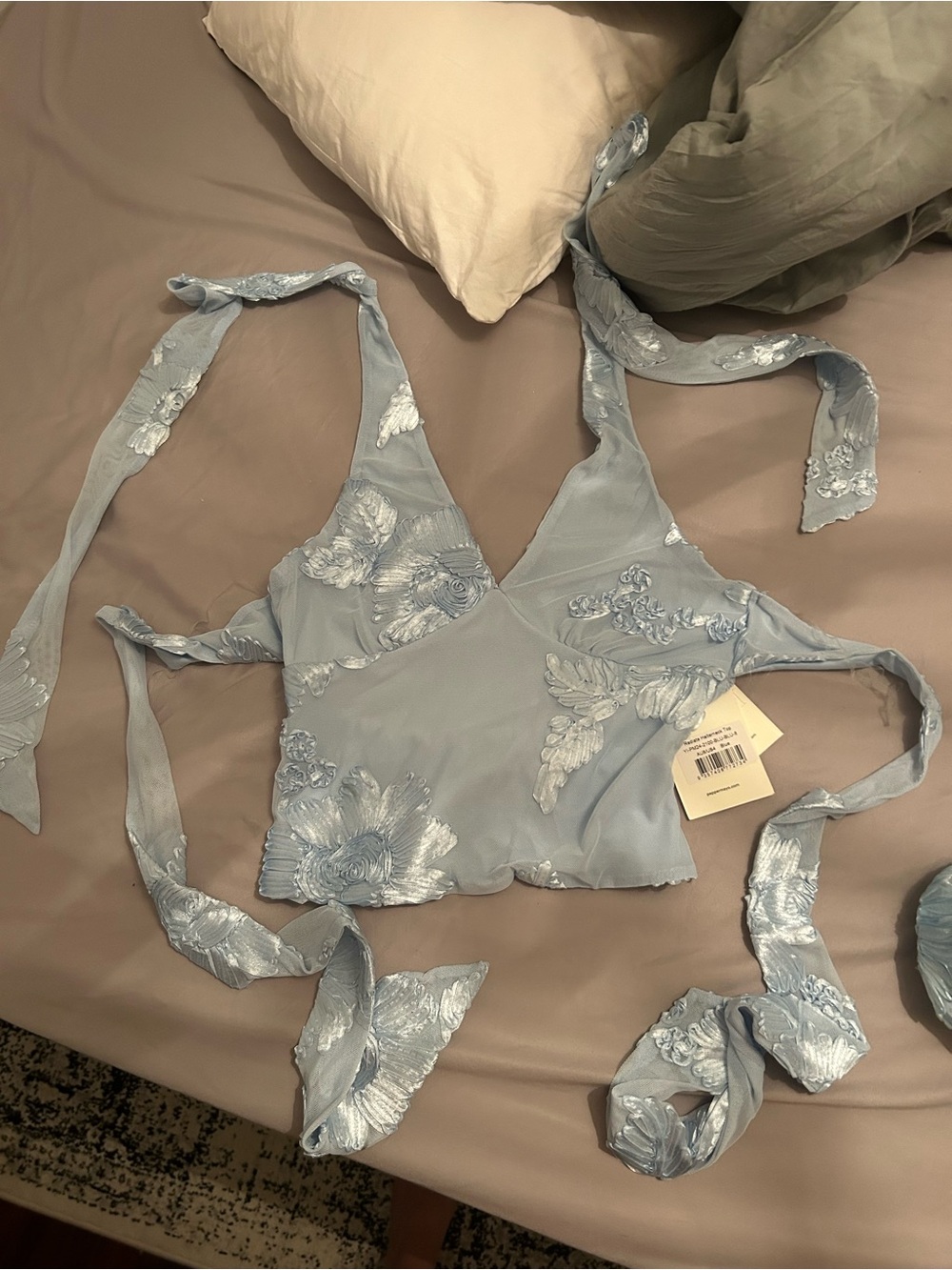 Pepper mayo radiate halter neck top